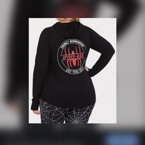 Torrid Spider-Man plus size sweater size 4XL